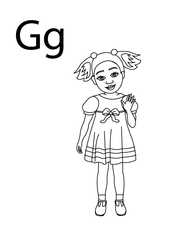 g coloring pages for kids - photo #15