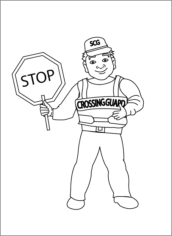 guard coloring pages - photo #3