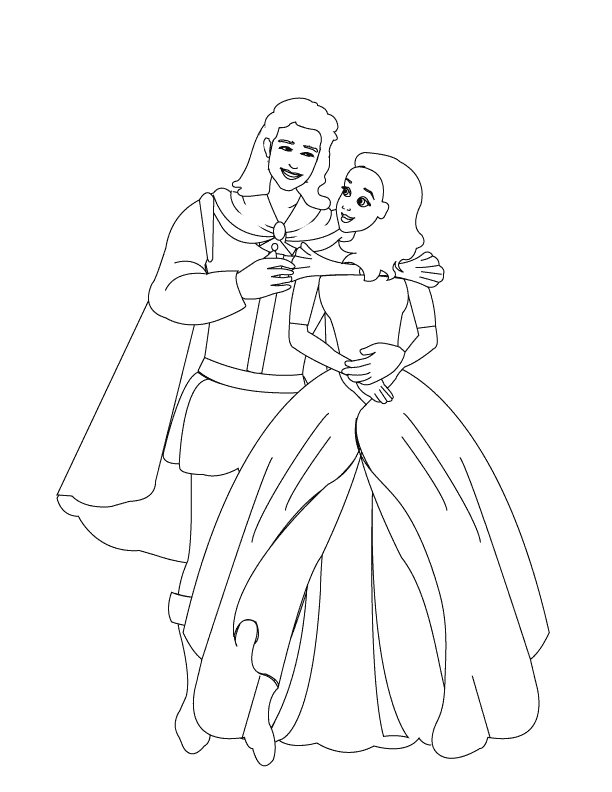 dancing princesses coloring pages - photo #31