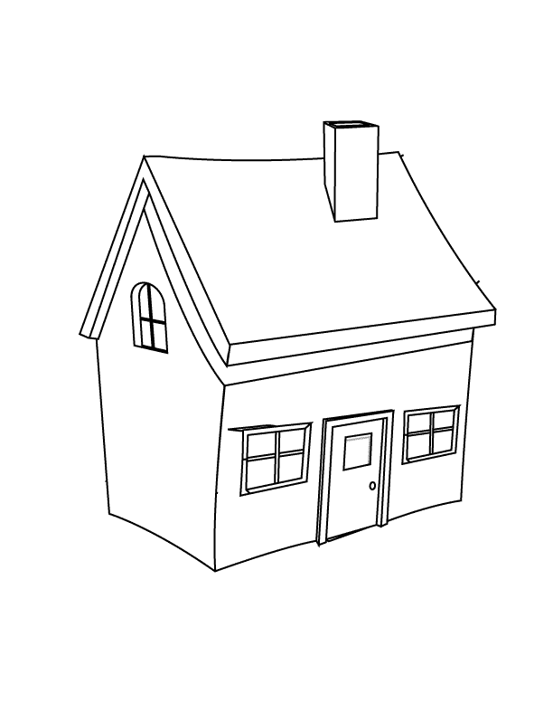 a house coloring pages - photo #26