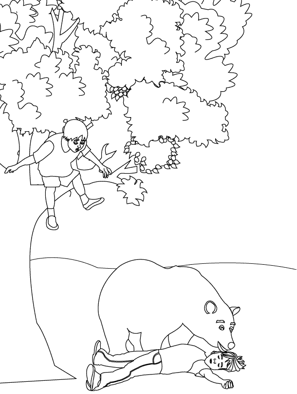 The Two Travellers_coloring page