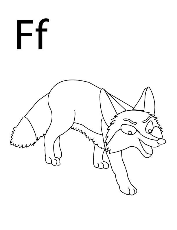 Letter-F_coloring page