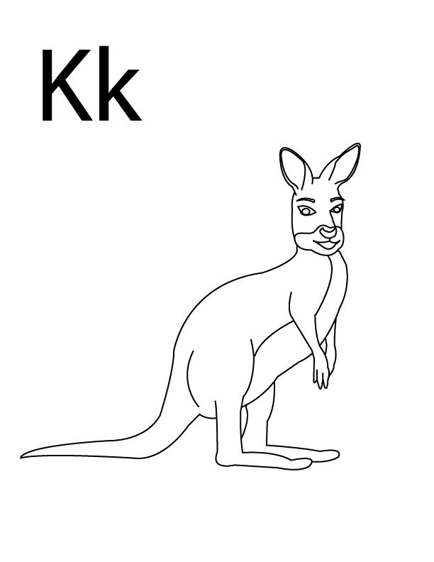 Letter-K_coloring page