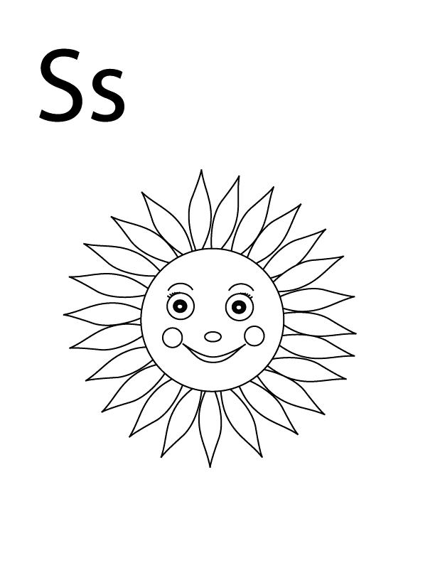 Coloring Pages - Letter-S
