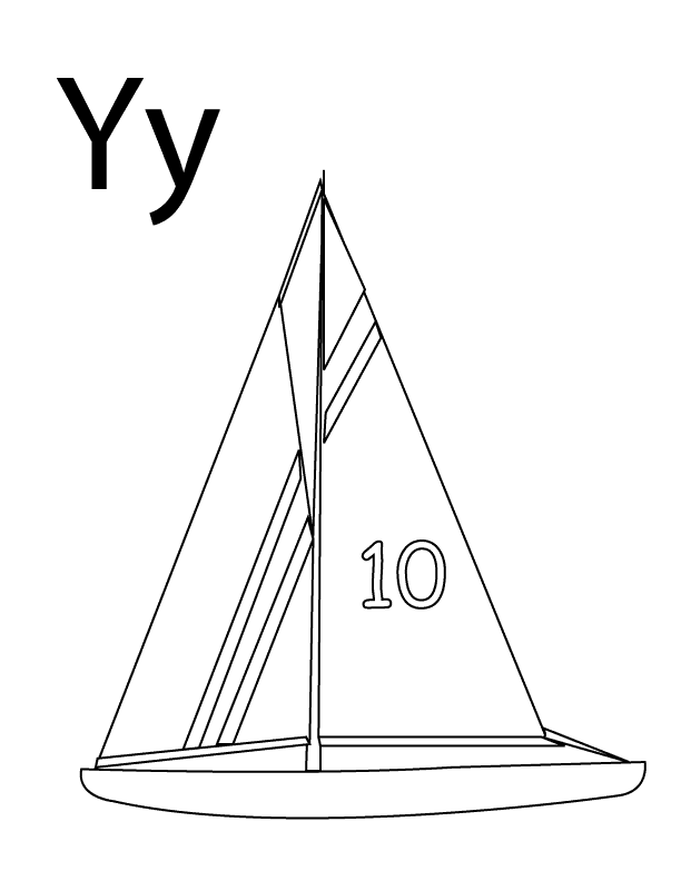 Letter-Y_coloring page