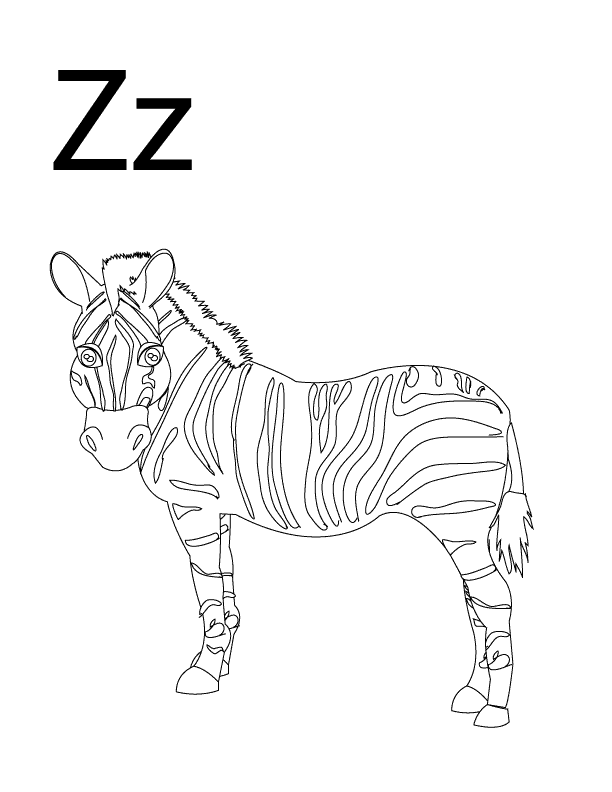 Letter-Z_coloring page
