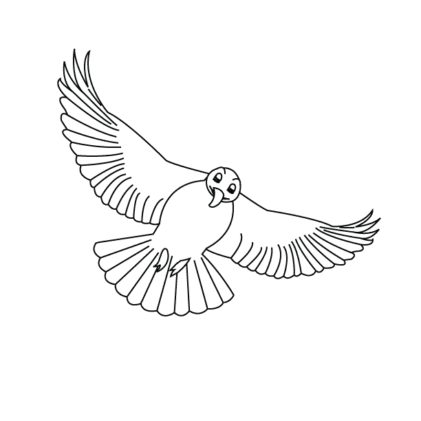 Bird16_coloring page