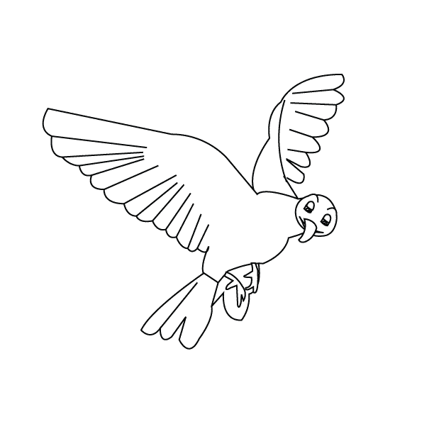 Bird17_coloring page