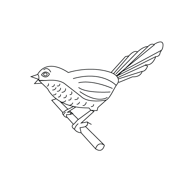 Bird2_coloring page