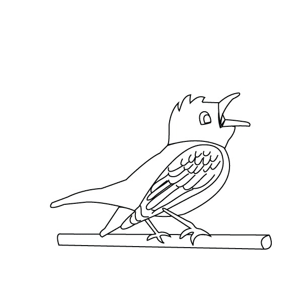 Bird7_coloring page