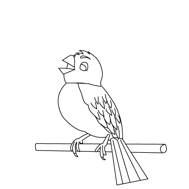 Bird8_coloring page