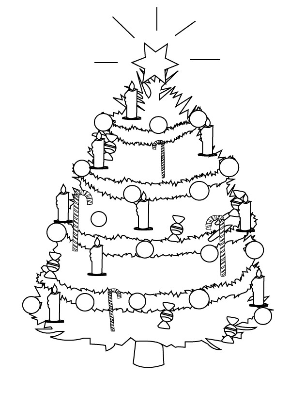 Christmas Tree_coloring page
