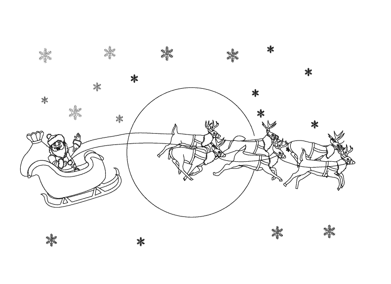 Santa1_coloring page