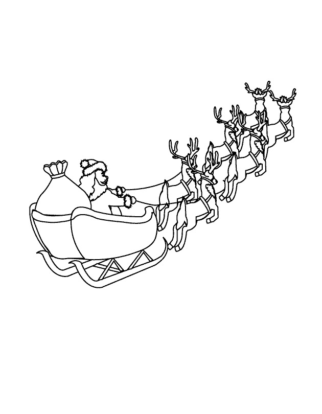 Santa6_coloring page