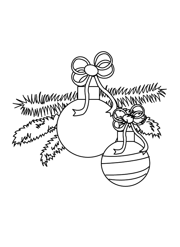 Christmas Balls_coloring page