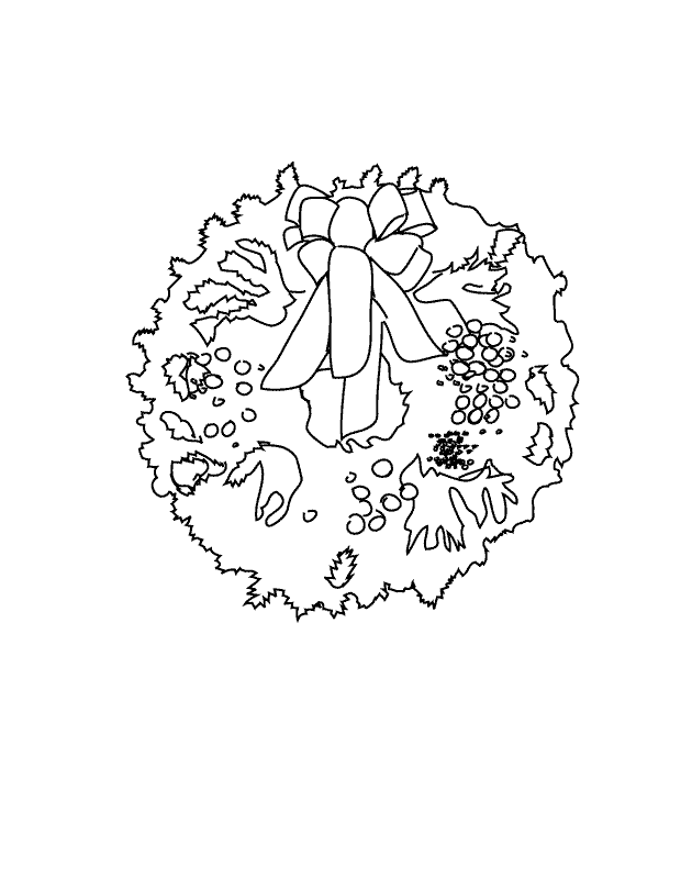 Garland_coloring page