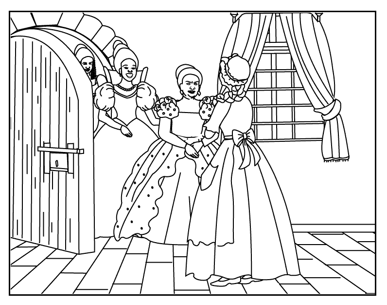 Cinderella coloring page 6_coloring page