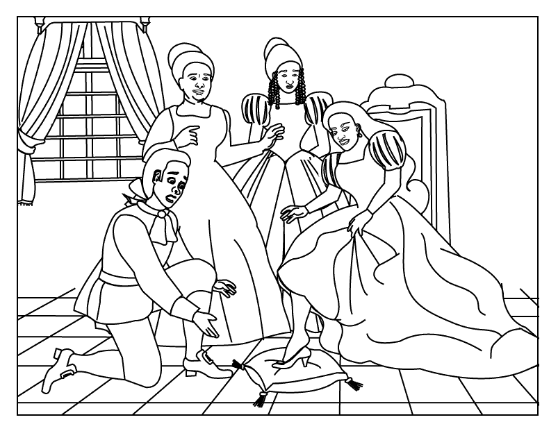 Cinderella coloring page 8_coloring page