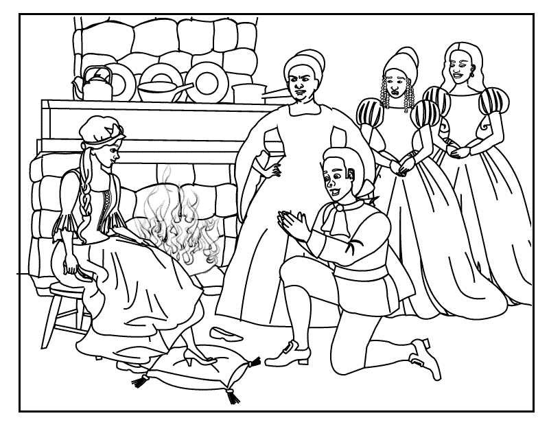 Cinderella coloring page 9_coloring page