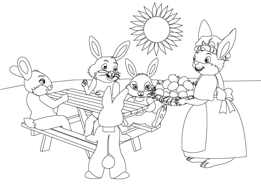 Coloring Pages Bunnies