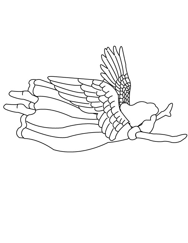 Angel1_coloring page