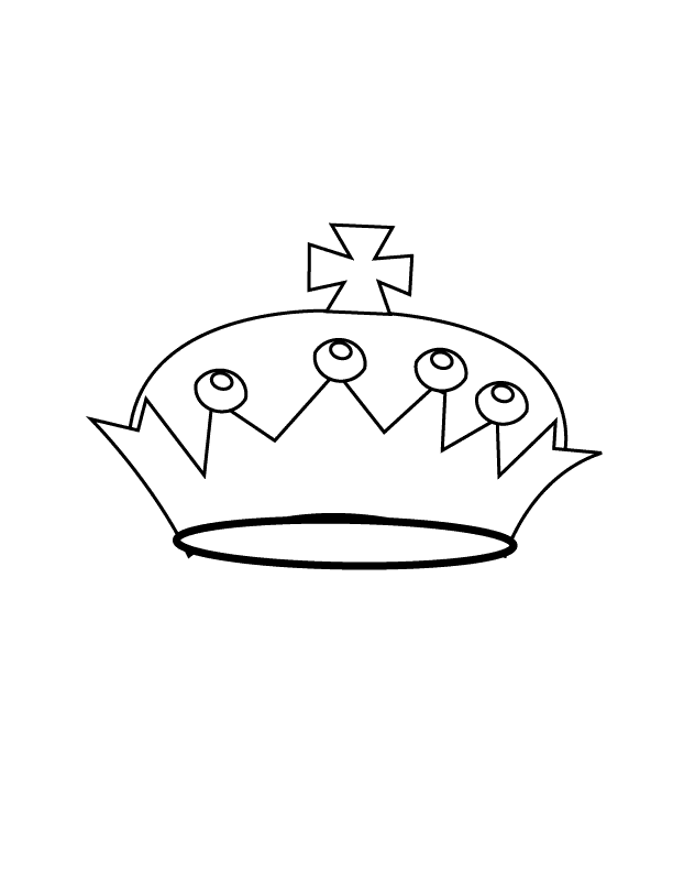 Crown_coloring page