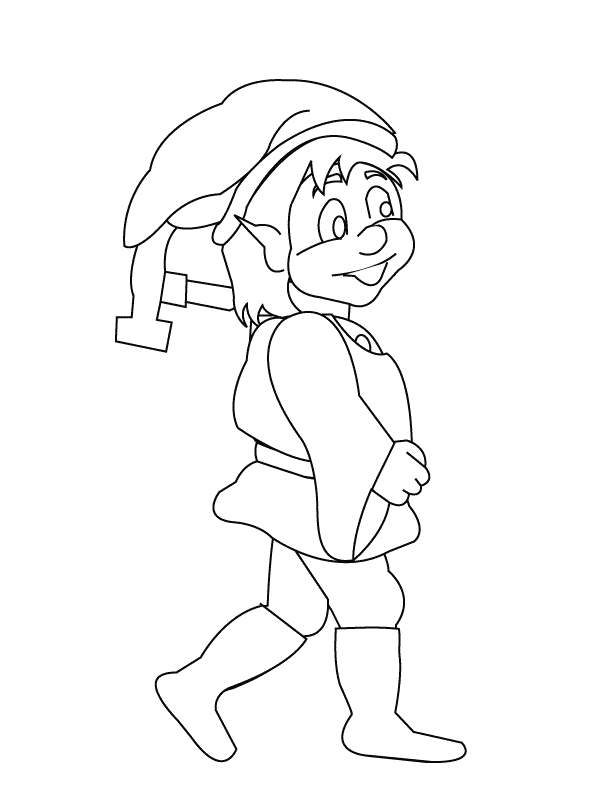 Dwarf1_coloring page