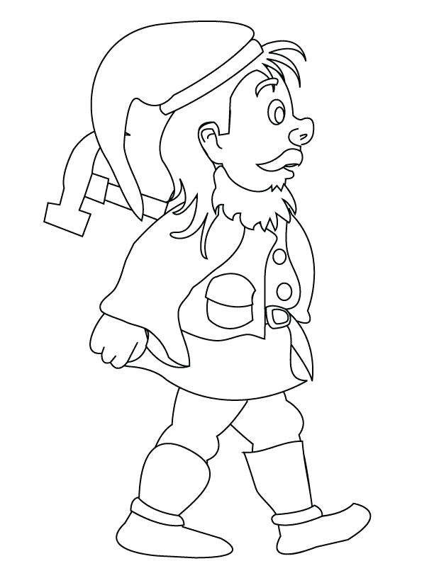 Dwarf3_coloring page