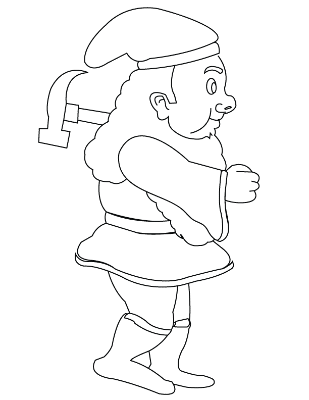 Dwarf6_coloring page