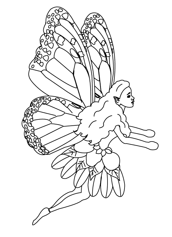 Fairy_coloring page