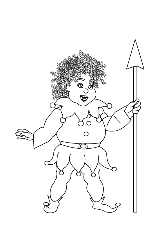 Frost King's Soldier_coloring page