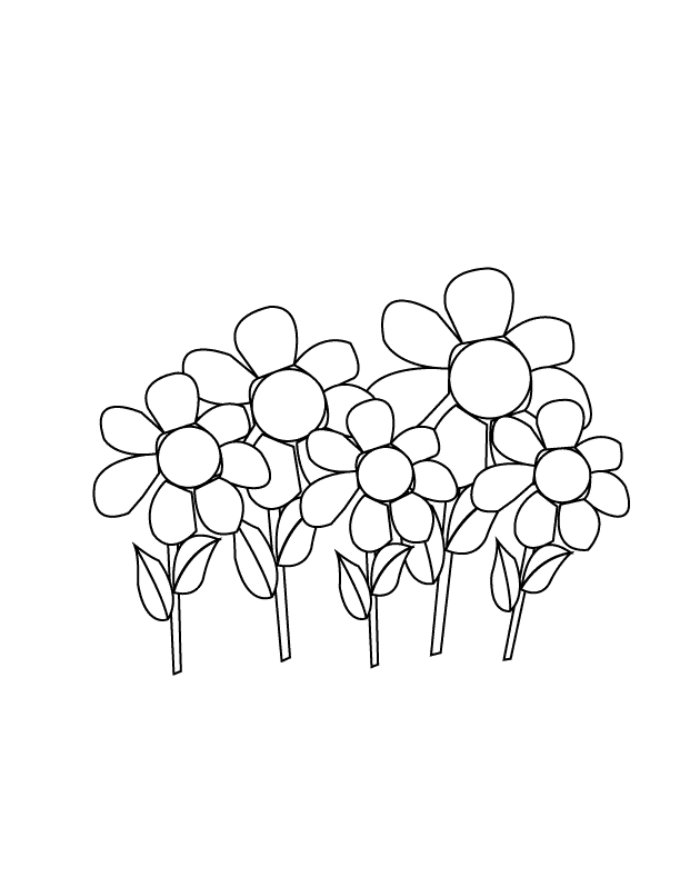 Flower7_coloring page