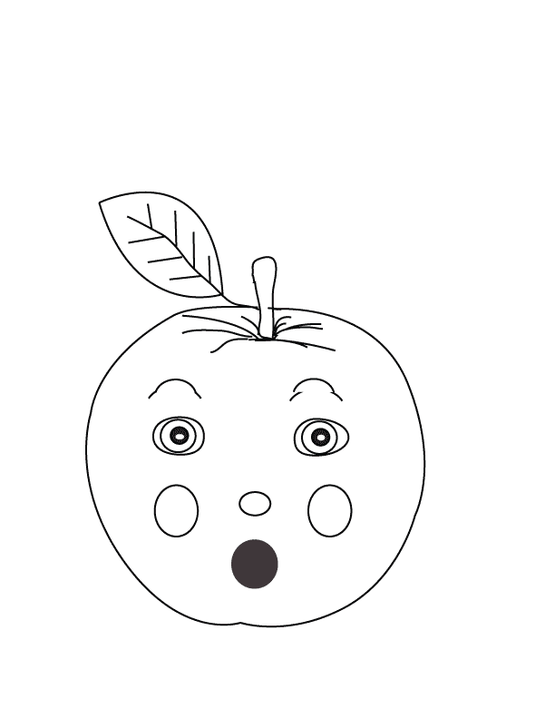 Apple_coloring page