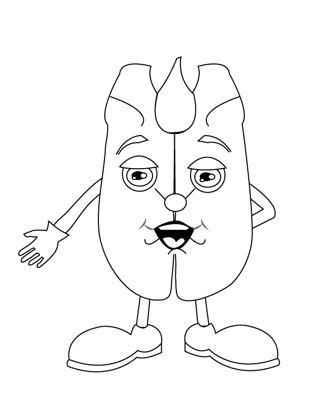 Pecan_coloring page