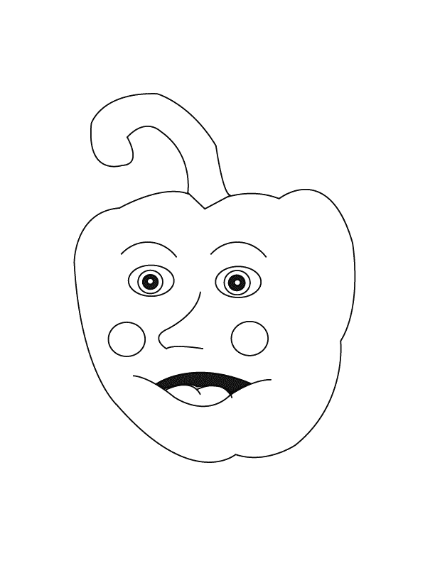 Pepper_coloring page
