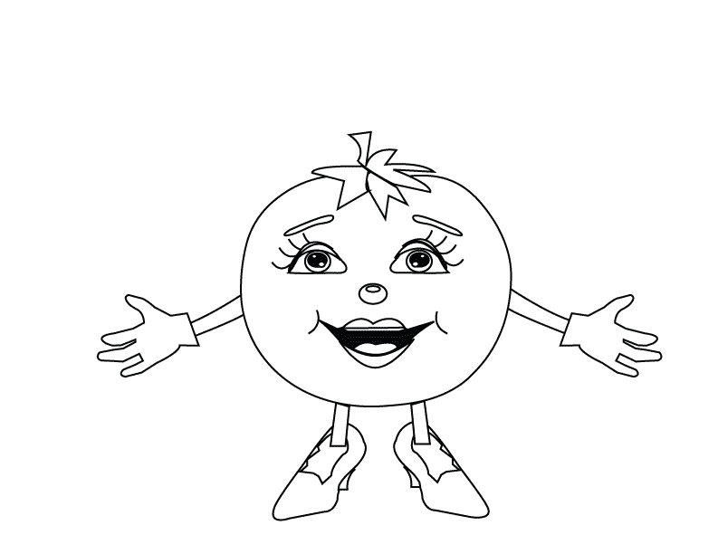 Tomatoe_coloring page