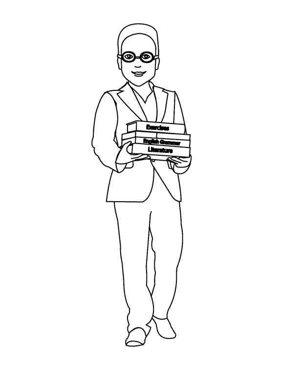 Teacher_coloring page