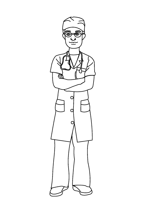 Doctor_coloring page