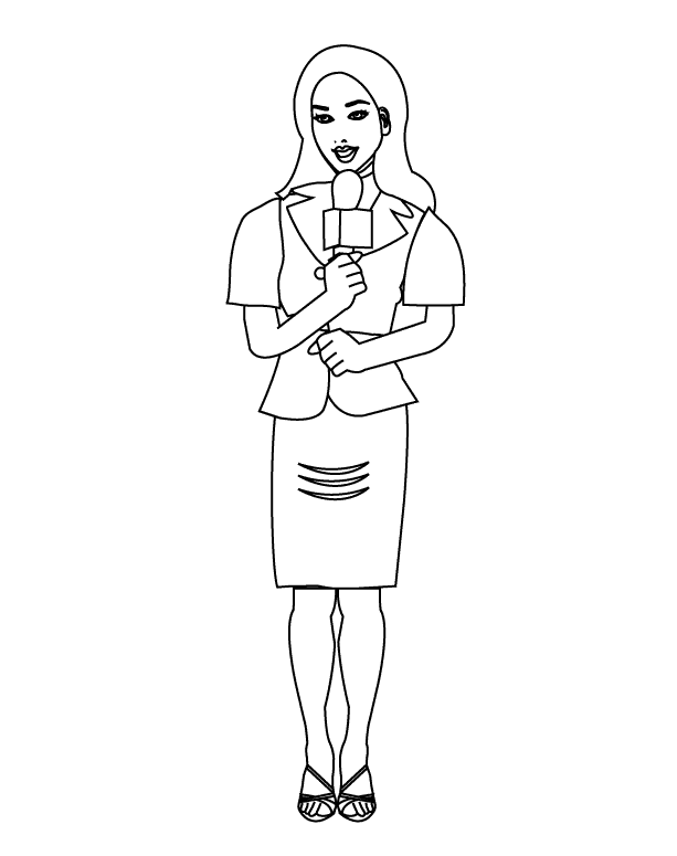 Reporter_coloring page