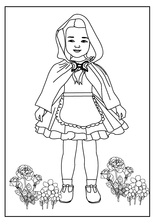 Coloring Pages - Little Red Riding Hood 1
