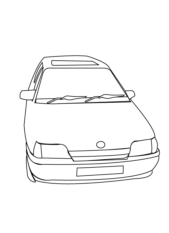 Car2_coloring page