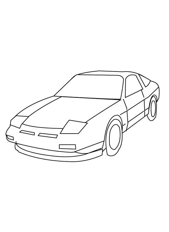 Car3_coloring page