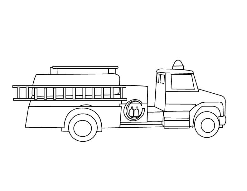 Fire-engine2_coloring page