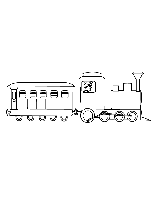 Train_coloring page