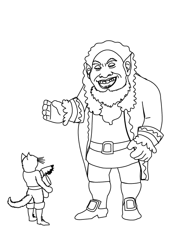 Puss In Boots 10_coloring page
