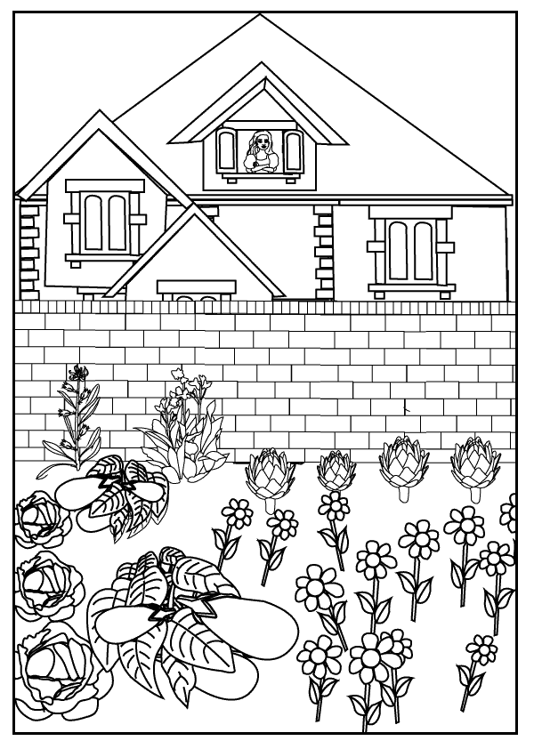 Rapunzel coloring page 1_coloring page