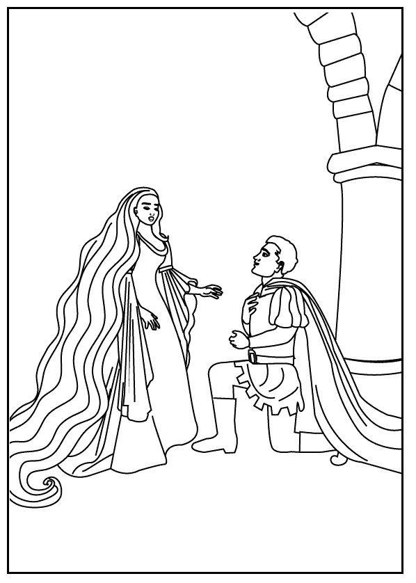 Rapunzel coloring page 6_coloring page