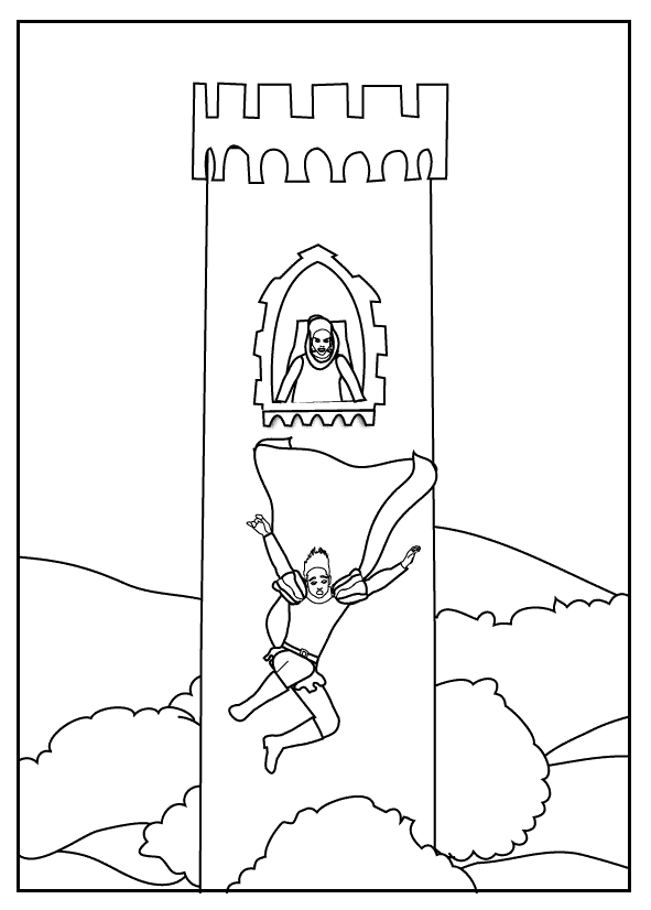 Rapunzel coloring page 8_coloring page