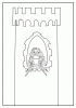 Rapunzel coloring page 4