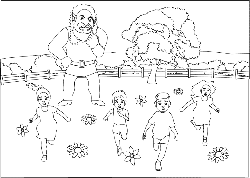 The Selfish Giant 2_coloring page